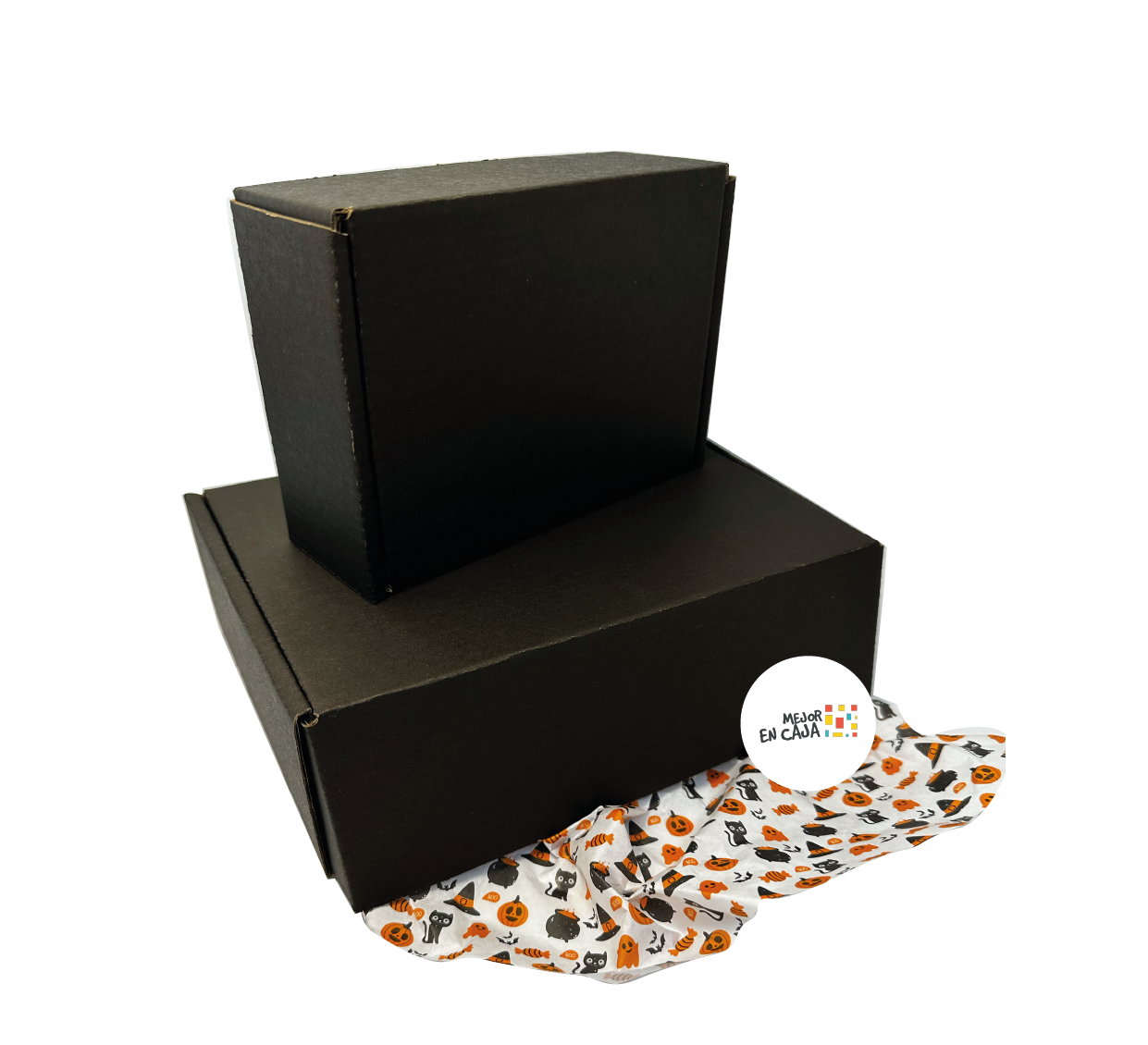 Caja Cartón Autoarmable Negra mediana 20 x 14 x 6 cms 20 unidades – Mejor  en Caja